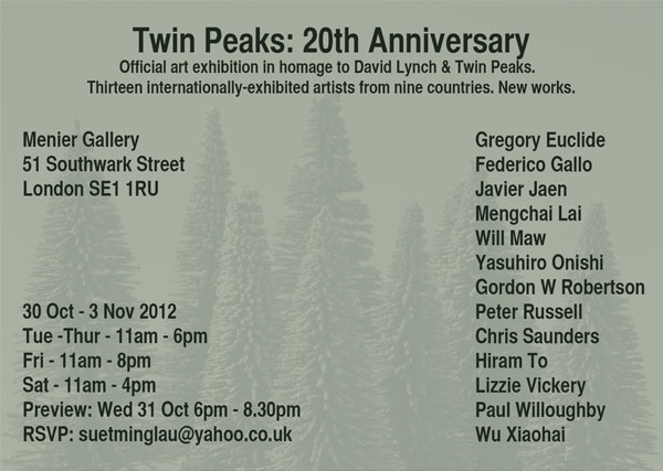 Twin Peaks: 20th Anniversary Art Exhibition 2012